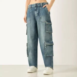 شلوار جین کارگو سایز40 کد 1034