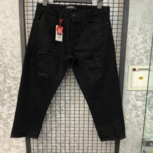 شلوار مام فیت مشکی